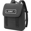 KONO Zaino Donna Uomo Ufficio Rolltop Zaino Porta PC Antifurto con Computer 15,6 Pollici, Zaino PC Viaggio Impermeabile, Zaino Universitá Zaini Casual per Viaggi, Lavoro, Scuola, Affari
