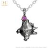 U-TREASURE Pokemon Gengar Collana Argento Ciondolo Tesoro U SV925 Ametista Rivestimento ...