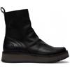 Fly London Scarpe Da Donna Nero RENO053FLY In Pelle Con Cerniera Alla Caviglia