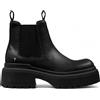 Windsorsmith Windsor Smith Donna Nero Grosso Chelsea Stivali Pelle Plateau - Dopamina