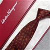 Salvatore Ferragamo Cravatta collo Salvatore Ferragamo nuova mai usata rosso arancione auto 100% ...