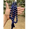 14 mm Rnd 54+1 perline originali AAA Lapislazzuli Jaap Rosario, Japa Mala Ene...