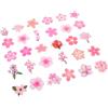 100 Pcs Adesivi Decorativi Sticker Floreali Impermeabili Decalcomanie