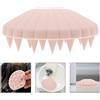 Spazzola Shampoo Capelli Silicone Cuoio Capelluto Per Pettine Massaggio Del