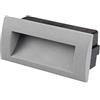 EMOS Illuminazione per scale a LED per esterni, orientamento, luce bianca calda (3000 K), luminosità 90 lm, illuminazione a gradini da 3 W, 220 - 240 V, dimensioni 14 x 7 cm (foro di montaggio 125 x