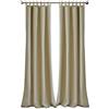 Elrene Home Fashions Matine - Tenda a Pannello Resistente alle intemperie per Interni ed Esterni, Tinta Unita, per Portico, pergolato, Patio, terrazza, 132 x 274 cm, Colore: Tortora