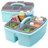Storex 00984U02C - Contenitore grande con contenitore, 30 x 20 x 6,38 cm, colore: foglia di tè