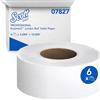 SCOTT PROFESSIONAL Scott Jumbo roll (Jr) 07827), strati, bianco, 6 rotoli di carta igienica commerciale/case, 2,000 '/roll