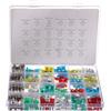 SIXTOL MECHANIC FUSE SET 215 | Set di fusibili piatti per auto | 215 X Micro/Mini/standard/vetro | per auto/camper/moto | 10 A, 15 A, 20 A, 25 A, 30 A