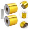 2 Rolls Nastro Adesivo Alluminio Alte Temperature Di Sigillatura