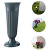 6 Pcs Vasetti Per Fiori Vaso Plastica Decorazione Della Tomba Cimitero