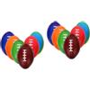 6 Pcs Mini Palloni Da Rugby Accessori Calcio Bomboniere Di Feste