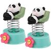 2 Pcs Accessori Panda Decorazione Automobilistica Interna Dell'auto