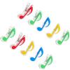 10 pezzi di tiro clips music -book clips note music morsetti a forma di fogli