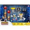JAKKS PACIFIC SONIC DIORAMA 2 PERSONAGGI CM 6.5