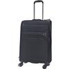 Snowball Valigie Leggere Nere Con 8 Ruote Borse Da Viaggio Morbide Per Laptop