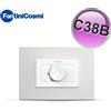 FANTINI COSMI C38B - Termostato elettronico da incasso a batteria Bianco - Fantini Cosmi