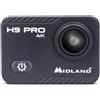 Midland ACTION CAM MIDLAND H9 PRO 4K WI-FI VIDEOCAMERA CUSTODIA WATERPROOF 30MT SUPPORTI