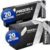 Duracell Batterie PROCELL CONSTANT 20 Stilo AA LR06 + 20 mini Stilo AAA LR03