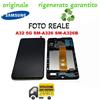 Samsung DISPLAY LCD ORIGINALE RIGENERATO SAMSUNG GALAXY A32 5G TOUCH SCREEN CON FRAME