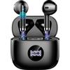 Jxrev Cuffie Bluetooth Auricolari Bluetooth 5.4, Cuffie Wireless con 4 ENC