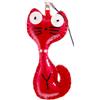 CIONDOLO CELLULARE GATTO gattino rosso Iphone Android Ipod psp portachiavi pc