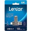 Lexar Chiave USB 64GB OTG D400JD USB 3.1 Tipo-C e Tipo-A Girevole
