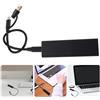 1 Set Custodia SSD in alluminio Lettore USB 3.1 Gen 2 Tipo C Adattatore SSD