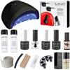 ALTÉAX Kit Semipermanente Unghie Professionale Mesaudamnp Starter Kit Gel Polish 7Ml