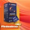 CONTROL Finissimo Xl Preservativi Super Sottili 06 Mm Extra Large - 24 Profilattici,
