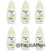 Dove 6 X Dove Deo vapo go fresh tè verde e cetriolo deodorante corpo offerta no gas