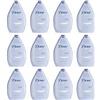 Dove 12 X DOVE BAGNOSCHIUMA TALCO bagno schiuma doccia schiuma idratante offerta