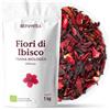 Does not apply FIORI DI IBISCO BIO 1 Kg (+500 Tazze) | Karkade Te Ibisco Essiccati Tisana Biolo