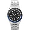 Timex Orologio Uomo TIMEX Q DIVER GMT TW2V38100 Acciaio Nero Vintage SWISS MADE