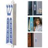 2 pezzi Mezuzah ebraica in metallo con pergamene per porta Mezuzah Custodia