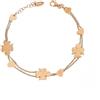 Amen Bracciale Donna Amen BR2AHR Argento 925 Doppio Filo Rosa Angelo Custode