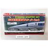 Rokuhan 500 Series G004-1 Z Gauge Shinkansen Starter Set con etichetta Kansenger