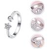 1pc squisito anello a forma di stella elegante anello di barretta di moda