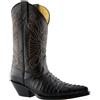 Grinders Uomo CAROLINA Marrone Stivali Coccodrillo Western Cowboy Stivali