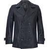 Infinity Giacca In Pelle Nera Da Uomo Peacoat Dr WHO Marina Tedesca