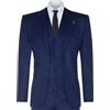 TruClothing.com Abito Tweed Scozzese 3 Pezzi Blu Navy Peaky Blinders Uomo Sartoriale