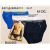 Baci & Abbracci 6 Slip uomo baci & abbracci baU443 in cotone elasticizzato colorato logato