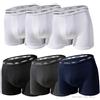 Umbro 6 boxer uomo umbro art.701 cotone elasticizzato tg. 3-4-5-6-7 bianco-nero-ass.