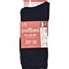 POMPEA 6 PAIA CALZE UOMO POMPEA MICROFIBRA LUNGHE PIQUET NERO-BLU SCARPA 39-42 43-46