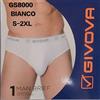 GIVOVA 6 SLIP UOMO GIVOVA ART. GS8000 IN COTONE ELASTICIZZATO ELASTICO CON LOGO