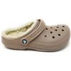 Crocs classic lined clog 203591 2YB colore beige ciabatta con pelo unisex