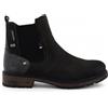 Mustang Uomo Nero Grigio Idrorepellente Chelsea Stivali Commerciante Caviglia