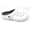 Crocs classic lined clog 203591 colore bianco 10M ciabatta con pelo unisex