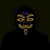 RUBIE'S MASCHERA ANONYMOUS C/LUCE MISTER MISTERO