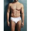 Australian 6 Slip da uomo in cotone elasticizzato con elastico esterno Australian Aus100